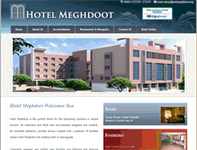 Tablet Screenshot of hotelmeghdoot.org